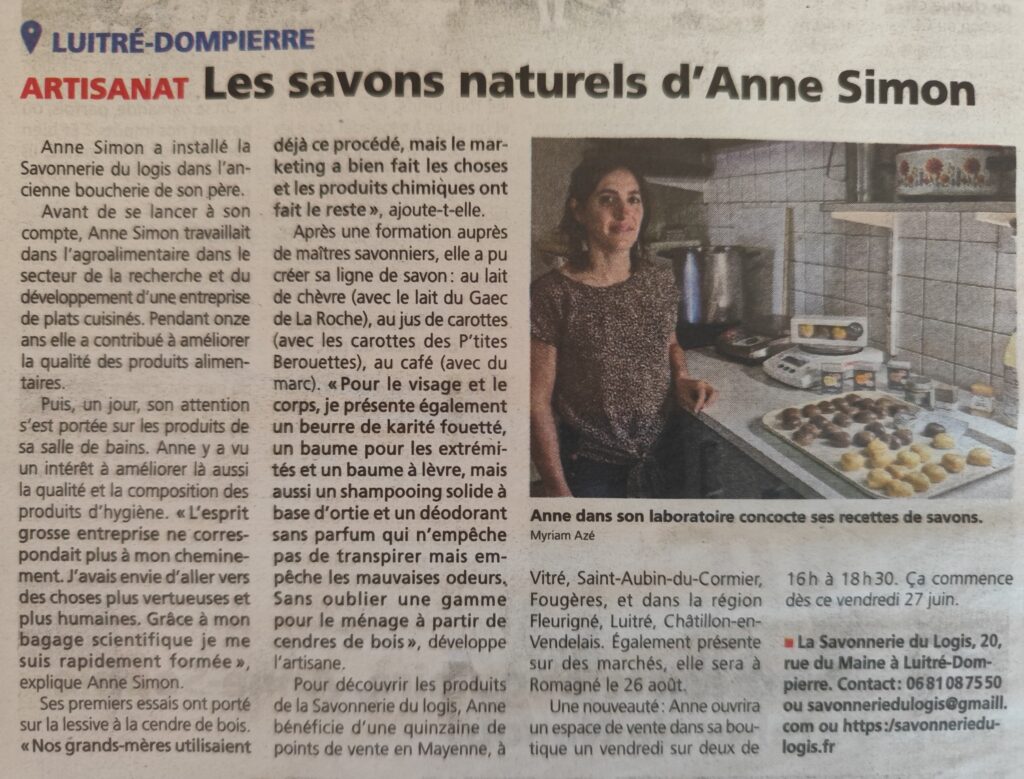 Savonnerie bretagne