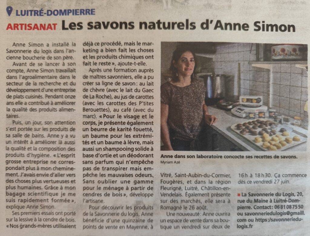 Savonnerie bretagne